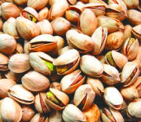 Los pistachos son frutos secos que tienen un efecto beneficioso sobre la sudoración de los hombres.